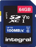Integral geheugenkaart SDXC, 64 GB Integral geheugenkaart SDXC, 64 GB