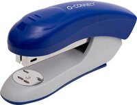 Q-CONNECT nietmachine, kunststof, half strip, 20 blad, blauw Q-CONNECT nietmachine, kunststof, half strip, 20 blad, blauw
