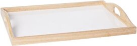 Cosy dienblad uit bamboevezel, ft 38 x 28 x 5 cm, wit Cosy dienblad uit bamboevezel, ft 38 x 28 x 5 cm, wit