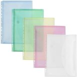 Foldersys geperforeerde showtas A4, geassorteerde kleuren, pak van 10 stuks Foldersys geperforeerde showtas A4, geassorteerde kleuren, pak van 10 stuks