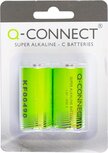 Q-CONNECT batterij, alkaline, C,blister van 2 stuks Q-CONNECT batterij, alkaline, C,blister van 2 stuks