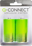 Q-CONNECT batterij, alkaline, D, blister van 2 stuks Q-CONNECT batterij, alkaline, D, blister van 2 stuks