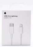 Apple kabel, Lightning (8-pin) naar USB-C, 1 m, wit Apple kabel, Lightning (8-pin) naar USB-C, 1 m, wit