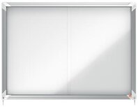 Nobo Premium Plus binnenvitrine, schuifdeuren met hoekslot, magnetisch, 8 x A4 Nobo Premium Plus binnenvitrine, schuifdeuren met hoekslot, magnetisch, 8 x A4