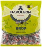 Napoleon snoepjes drop, zak van 1 kg Napoleon snoepjes drop, zak van 1 kg