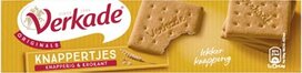 Verkade Knappertjes koekjes, pak van 220 gram Verkade Knappertjes koekjes, pak van 220 gram