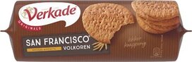 Verkade San Francisco koekjes volkoren, pak van 250 gram Verkade San Francisco koekjes volkoren, pak van 250 gram