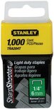 Stanley nietjes type A, 6 mm, doos van 1.000 nietjes Stanley nietjes type A, 6 mm, doos van 1.000 nietjes