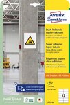 Avery sterk klevende papieren etiketten ft 105 x 48 mm, pak van 240 etiketten Avery sterk klevende papieren etiketten ft 105 x 48 mm, pak van 240 etiketten