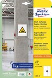 Avery sterk klevende papieren etiketten ft 105 x 148 mm, pak van 80 etiketten Avery sterk klevende papieren etiketten ft 105 x 148 mm, pak van 80 etiketten