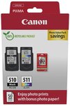 Canon inktcartridge PG-510 en CL-511, 220 pagina's, OEM 2970B017, 4 kleuren Canon inktcartridge PG-510 en CL-511, 220 pagina's, OEM 2970B017, 4 kleuren