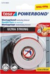 Tesa Powerbond montagetape Ultra strong, dubbelzijdig, ft 19 mm x 5 m, wit, op blister Tesa Powerbond montagetape Ultra strong, dubbelzijdig, ft 19 mm x 5 m, wit, op blister