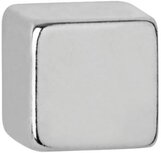 MAUL neodymium kubusmagneet, ft 7 x 7 x 7 mm, trekkracht 1,6 kg, zilver, blister van 10 stuks MAUL neodymium kubusmagneet, ft 7 x 7 x 7 mm, trekkracht 1,6 kg, zilver, blister van 10 stuks