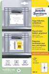 Avery positioneeretiket voorbedrukt, ft 120 x 80 mm, wit, pak van 20 etiketten Avery positioneeretiket voorbedrukt, ft 120 x 80 mm, wit, pak van 20 etiketten