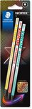 Staedtler Norix grafietpotlood, HB, blister van 3 stuks, geassorteerde kleuren Staedtler Norix grafietpotlood, HB, blister van 3 stuks, geassorteerde kleuren