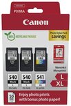 Canon photo value pack 2 x PG-540L + 1 x CL-541XL, 300 - 400 pagina's, OEM 5224B015, 4 kleuren Canon photo value pack 2 x PG-540L + 1 x CL-541XL, 300 - 400 pagina's, OEM 5224B015, 4 kleuren