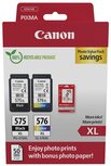 Canon photo value pack 1 x PG-575XL + 1 x CL-576XL, 300 - 400 pagina's, OEM 5437C006, 4 kleuren Canon photo value pack 1 x PG-575XL + 1 x CL-576XL, 300 - 400 pagina's, OEM 5437C006, 4 kleuren