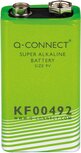 Q-CONNECT batterij, alkaline, E, 9V Q-CONNECT batterij, alkaline, E, 9V