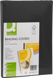 Q-CONNECT dekblad A4 leder 250 grams 100 stuks zwart Q-CONNECT dekblad A4 leder 250 grams 100 stuks zwart