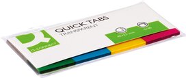 Q-CONNECT Quick Tabs, ft 25 x 45 mm, 4 x 40 tabs, geassorteerde kleuren Q-CONNECT Quick Tabs, ft 25 x 45 mm, 4 x 40 tabs, geassorteerde kleuren