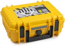 De Raat koffer voor Lithium-Ion batterijen, small, 4 l, geel De Raat koffer voor Lithium-Ion batterijen, small, 4 l, geel