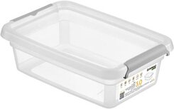 DONAU Home opbergdoos, 3 liter, transparant DONAU Home opbergdoos, 3 liter, transparant