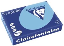 Clairefontaine Trophée Pastel, gekleurd papier, A4, 160 g, 250 vel, lavendelblauw Clairefontaine Trophée Pastel, gekleurd papier, A4, 160 g, 250 vel, lavendelblauw