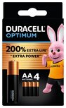 Duracell batterij Optimum AA, blister van 4 stuks Duracell batterij Optimum AA, blister van 4 stuks
