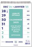 Brepols Optivision Wand-week kalender, Franstalig, 2026 Brepols Optivision Wand-week kalender, Franstalig, 2026