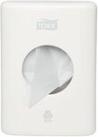 Tork dispenser voor hygiënezakjes, wit, systeem B5 Tork dispenser voor hygiënezakjes, wit, systeem B5