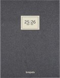 Brepols schoolagenda A4 Polyprop, zwart, 2025-2026 Brepols schoolagenda A4 Polyprop, zwart, 2025-2026