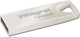 Integral ARC USB stick 2.0, 128 GB, zilver Integral ARC USB stick 2.0, 128 GB, zilver