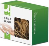Q-CONNECT elastieken, breedte 1,5 mm, lengte 100 mm, nr 20, doosje van 100 g Q-CONNECT elastieken, breedte 1,5 mm, lengte 100 mm, nr 20, doosje van 100 g