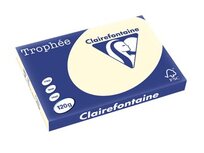 Clairefontaine Trophée Pastel, gekleurd papier, A3, 120 g, 250 vel, crème Clairefontaine Trophée Pastel, gekleurd papier, A3, 120 g, 250 vel, crème