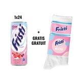 ACTIE FRISTI: 1 x Fristi Rood Fruit, 25 cl, 24 stuks (ref. V14515) + GRATIS 1 x paar sokken ACTIE FRISTI: 1 x Fristi Rood Fruit, 25 cl, 24 stuks (ref. V14515) + GRATIS 1 x paar sokken