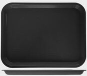 Araven dienblad, ft 35 x 27 x 2 cm, anti slip, zwart Araven dienblad, ft 35 x 27 x 2 cm, anti slip, zwart