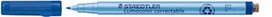 Staedtler Lumocolor uitwisbare pen, schrijfbreedte: 0,6 mm, blauw Staedtler Lumocolor uitwisbare pen, schrijfbreedte: 0,6 mm, blauw