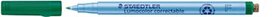 Staedtler Lumocolor uitwisbare pen, schrijfbreedte: 0,6 mm, groen Staedtler Lumocolor uitwisbare pen, schrijfbreedte: 0,6 mm, groen