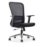 ergonomische bureaustoel, aluminium voetkruis, zwart, pak van 2 stoelen ergonomische bureaustoel, aluminium voetkruis, zwart, pak van 2 stoelen