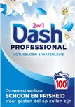 Dash Professional 2 in 1 Lotus Flower and Water Lily waspoeder, doos van 5,5 kg, 100 wasbeurten Dash Professional 2 in 1 Lotus Flower and Water Lily waspoeder, doos van 5,5 kg, 100 wasbeurten