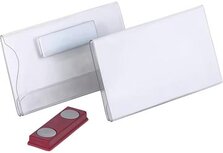 Badge met magneet, ft 60 x 90 mm, doos van 20 stuks Badge met magneet, ft 60 x 90 mm, doos van 20 stuks