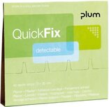 Plum QuickFix navulling voor pleisterautomaat, 30 detecteerbare blauwe pleisters Plum QuickFix navulling voor pleisterautomaat, 30 detecteerbare blauwe pleisters