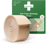 Cederroth zelfklevend schuimverband, beige, 6 cm x 4,5 m Cederroth zelfklevend schuimverband, beige, 6 cm x 4,5 m
