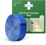 Cederroth zelfklevend schuimverband, blauw, 6 cm x 4,5 m Cederroth zelfklevend schuimverband, blauw, 6 cm x 4,5 m