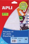 Apli witte etiketten Print & Write ft 36 x 82 mm (b x h), 120 stuks, 8 per blad (1876) Apli witte etiketten Print & Write ft 36 x 82 mm (b x h), 120 stuks, 8 per blad (1876)