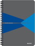Leitz Office notitieboek, ft A5, kaft in PP, gelijnd, blauw Leitz Office notitieboek, ft A5, kaft in PP, gelijnd, blauw