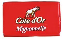 Côte d'Or chocolade Mignonnette, melkchocolade, doos van 120 stuks Côte d'Or chocolade Mignonnette, melkchocolade, doos van 120 stuks