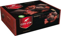 Côte d'Or chocolade Mignonnette, zwart van zwart, doos van 120 stuks Côte d'Or chocolade Mignonnette, zwart van zwart, doos van 120 stuks