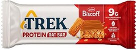 Trek Lotus Biscoff proteïnereep, 50 g, pak van 16 stuks Trek Lotus Biscoff proteïnereep, 50 g, pak van 16 stuks