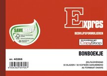 Sigel bonboekjes genummerd 1-50, 50 x 2 vel, zelfkopiërend